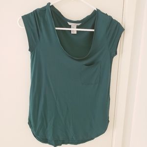 H&M top green
